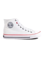 Štýlové biele tenisky pre ženy bez podpätku Štýlové biele tenisky pre ženy bez podpätku