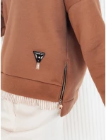 Dámska hnedá mikina BIFAL FashionStreet BY1256