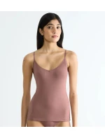 sloggi GO Daily Cotton Spaghetti Top - BROWN - SLOGGI BROWN - SLOGGI