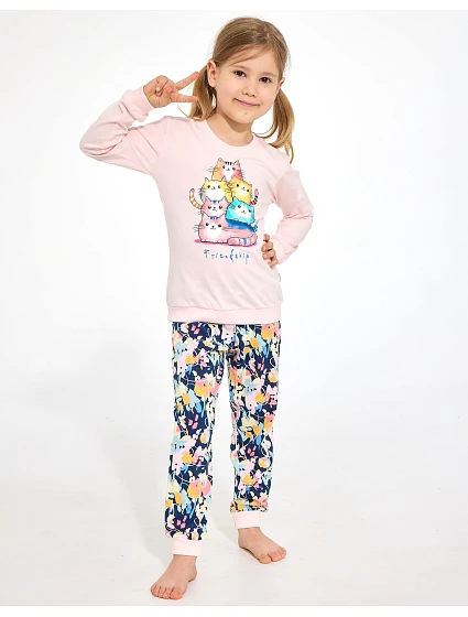 Pyžamo Kids Girl délka rukávů model 22281819 - Cornette Pyžamo Kids Girl délka rukávů model 22281819 - Cornette