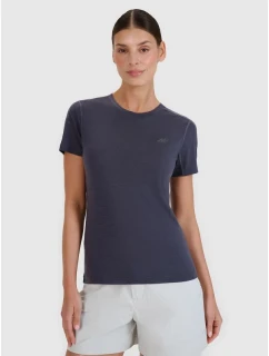 Dámske trekingové tričko z Merino vlny 4F 4FWSS25TFTSF1269-22S