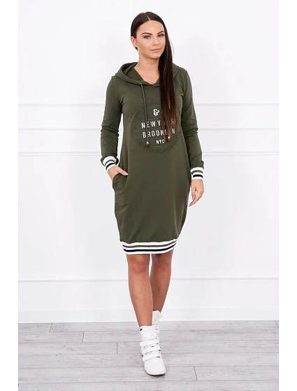 Khaki šaty Brooklyn Khaki šaty Brooklyn