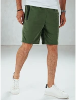FashionStreet pánske olivové teplákové šortky SX2473