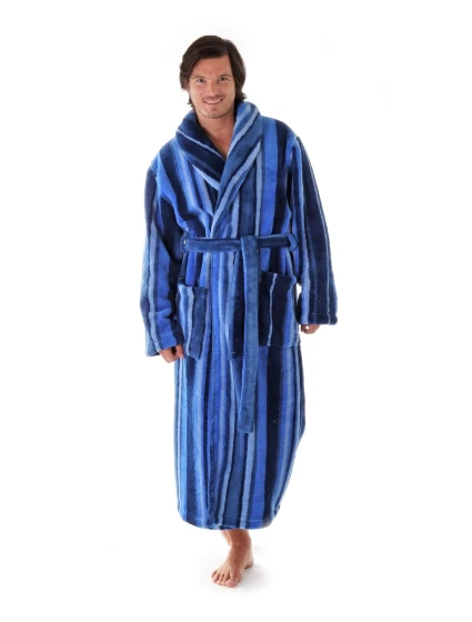 Pánsky župan Joe 3130 pruhovaný modrý - Vestis Pánsky župan Joe 3130 pruhovaný modrý - Vestis