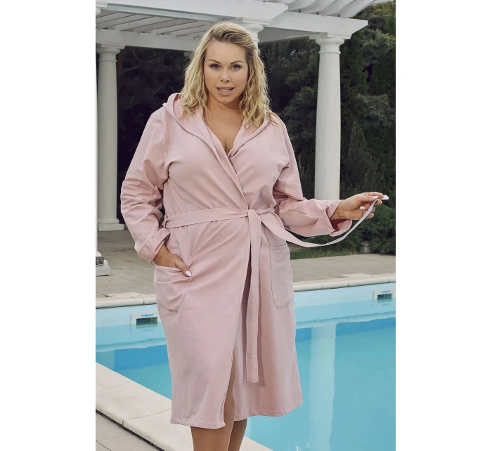 Dámský župan Karina pink plus - ITALIAN FASHION