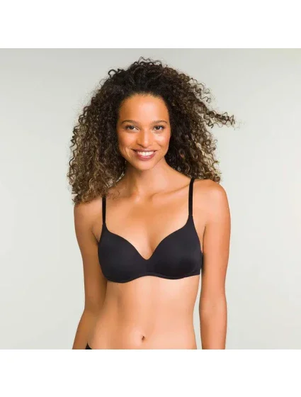 Dámska push-up podprsenka bez kostíc DIM INVISIFREE PUSH UP BRA - DIM - čierna Dámska push-up podprsenka bez kostíc DIM INVISIFREE PUSH UP BRA - DIM - čierna