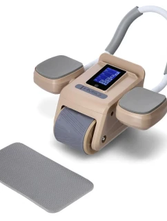 KA08 automatické koliesko na cvičenie brušných svalov s LCD displejom a nabíjaním HMS