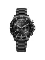 Pánske hodinky Giewont Chronograph Sapphire Black Titanium GW3970-B1 Pánske hodinky Giewont Chronograph Sapphire Black Titanium GW3970-B1