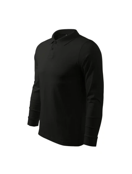 Polokošile Single J. LS M model 18808365 černá - Malfini Polokošile Single J. LS M model 18808365 černá - Malfini