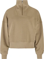 Frequent Hz Sweatshirt W Dámská mikina s 1/4 zipem model 22471728 taupe - Craft Corporate Frequent Hz Sweatshirt W Dámská mikina s 1/4 zipem model 22471728 taupe - Craft Corporate