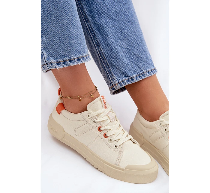 Dámské tenisky Big Star NN274445 Memory Foam System Béžové