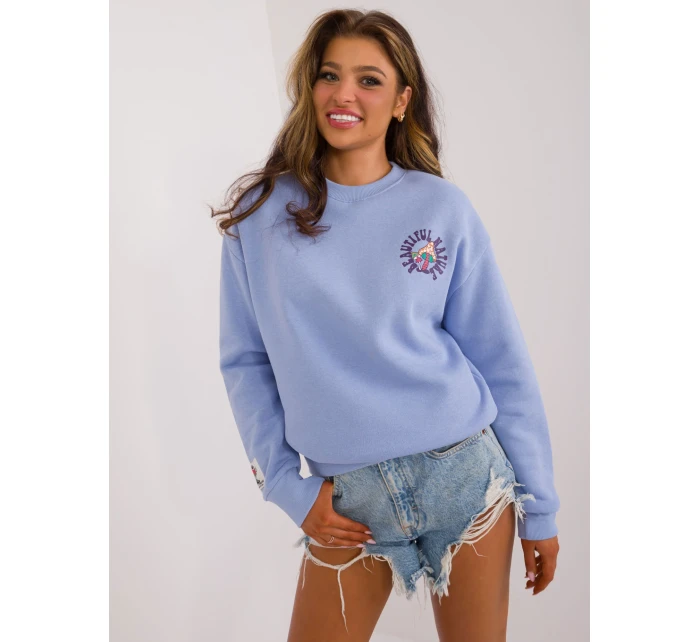 Mikina D10600T02568D svetlo modrá