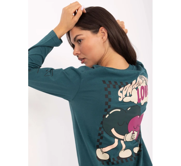 Tričko D12022M02688B navy Tričko D12022M02688B navy