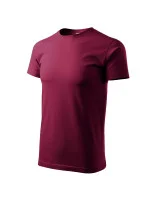 Basic tričko pánske garnet