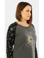 Dámská noční košile s dlouhým rukávem The model 15742644 - Vienetta