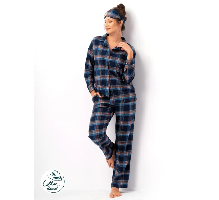 Pyžamo Key LNS 431 B25 long/r S-XL dámské rozepínací Pyžamo Key LNS 431 B25 long/r S-XL dámské rozepínací