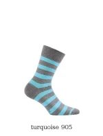 Pánske ponožky Wola Perfect Man vzorované W 94N03 Casual