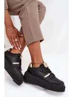 Dámské Sneakersy Na Platformě Big Star model 21706303 Černé - Big Star Shoes