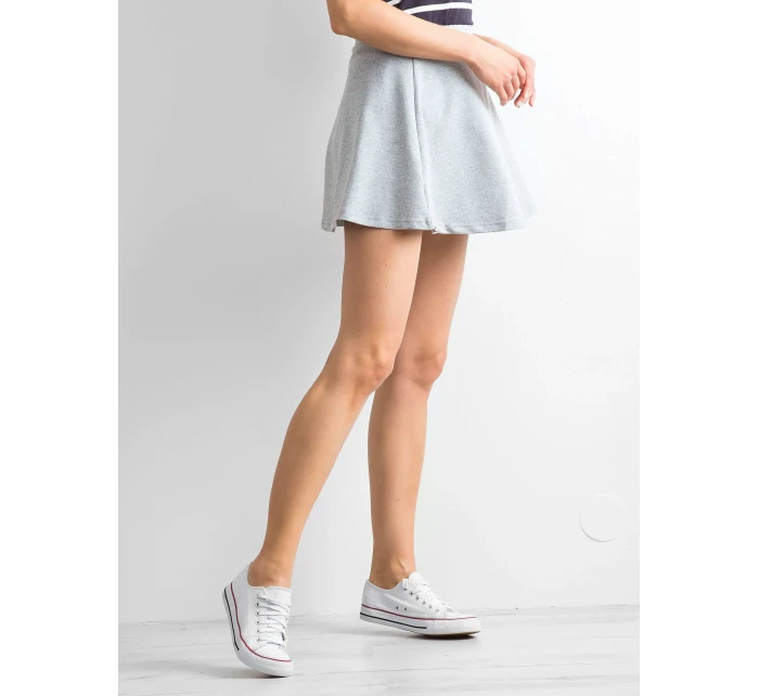 Sukně EN SD model 14832676 světle šedá - FPrice Sukně EN SD model 14832676 světle šedá - FPrice