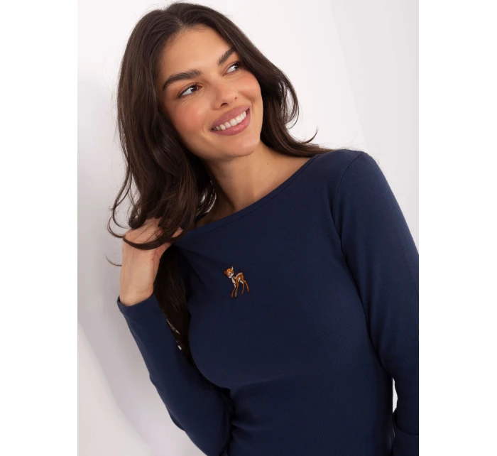 Blúzka WT BZ A1136.96 tmavomodrá