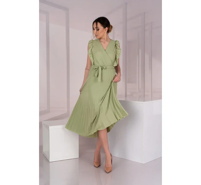 Merlotina Olivové šaty - Merribel