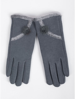 Yoclub Dámske rukavice RES-0026K-AA50-001 Graphite
