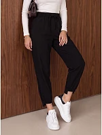 Spodnie damskie joggery z w czarne model 22371845 - FashionStreet Spodnie damskie joggery z w czarne model 22371845 - FashionStreet