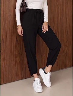 Spodnie damskie joggery z w czarne model 22371845 - FashionStreet