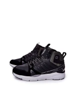 Wysokie Sportowe Męskie Buty Big Star II174223 Czarne