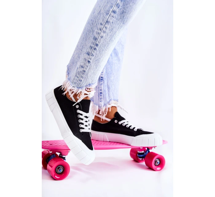 Damskie Trampki Na Platformie Czarne Comes Damskie Trampki Na Platformie Czarne Comes