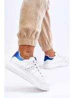 Damskie Sportowe Buty Biało-Niebieskie Be First! Damskie Sportowe Buty Biało-Niebieskie Be First!