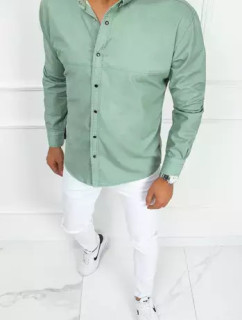 Pánska elegantná zelená košeľa Dstreet DX2369