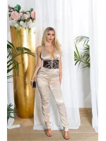 Sexy kombinéza model 21142540 se šněrováním - Koucla