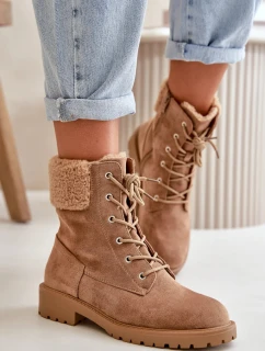 Dámské kotníkové boty model 21848863 Taupe hnědá - SEASTAR