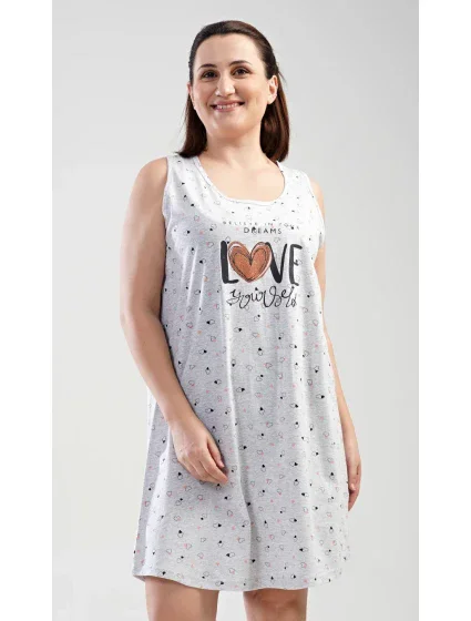 Dámska nočná košeľa na ramienka Love
