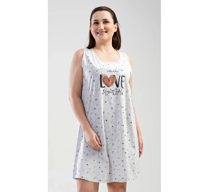 Dámska nočná košeľa na ramienka Love