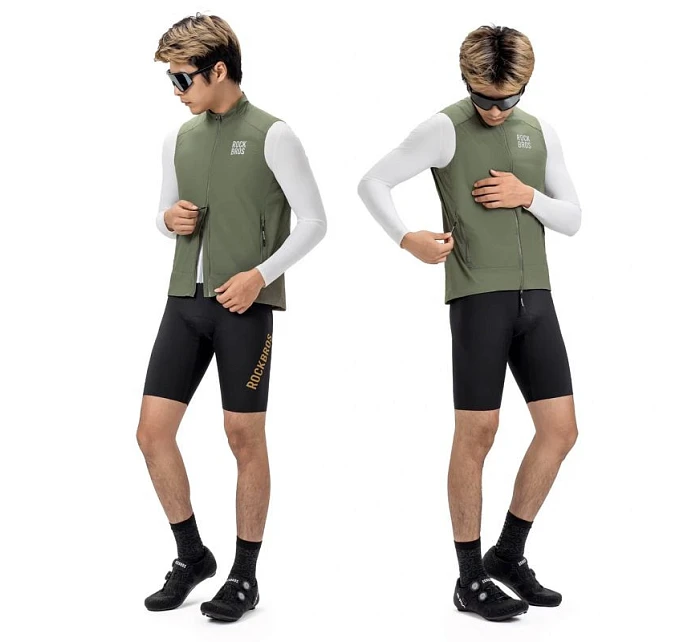 větruodolná vesta  velikost XXL zelená model 22119251 - Rockbros