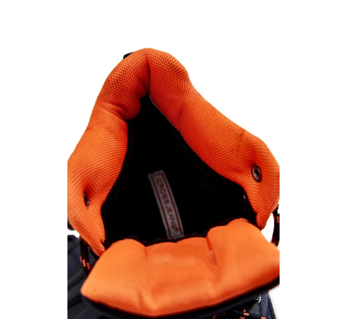 Męskie Buty Trekkingowe Ocieplane Cross Jeans KK1R4018C Czarne