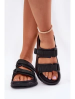 Dámské Pěnové Sandály Se Zipem Big Star Černé model 21694586 - Big Star Shoes