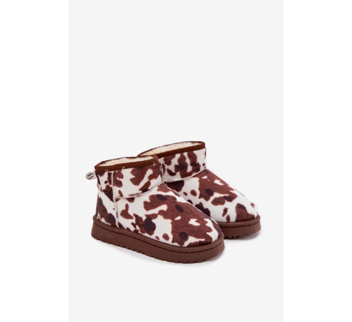 Dětské zimní boty pro mládež s podšívkou s model 21718613 - Boto Dětské zimní boty pro mládež s podšívkou s model 21718613 - Boto