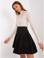 Spódnica LK SD model 19309754 czarny - FPrice Spódnica LK SD model 19309754 czarny - FPrice