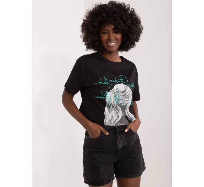 T shirt PM TS model 21185770 czarny - FPrice