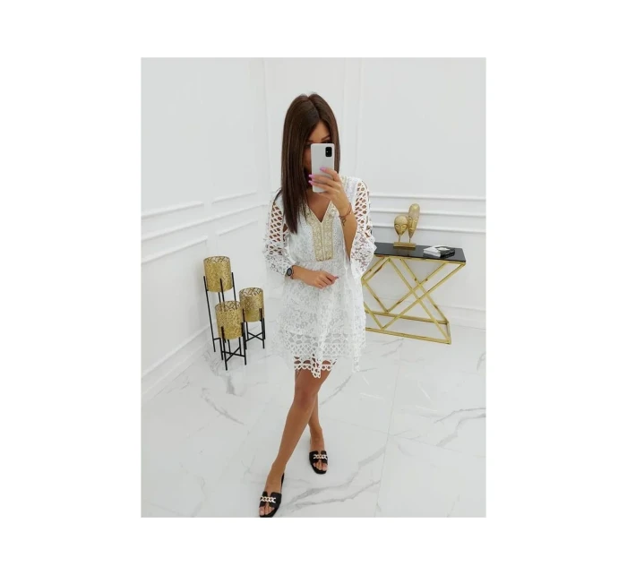 Bavlnené šaty Mayca HY1036 White - Vittoria Ventini Bavlnené šaty Mayca HY1036 White - Vittoria Ventini