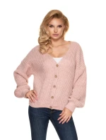 Sveter na zapínanie model 156914 PeeKaBoo