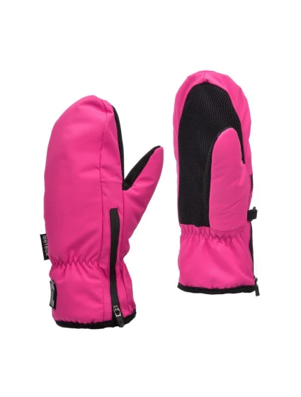 Meteor Juna zimné rukavice XXS ružová/čierna Meteor Juna zimné rukavice XXS ružová/čierna