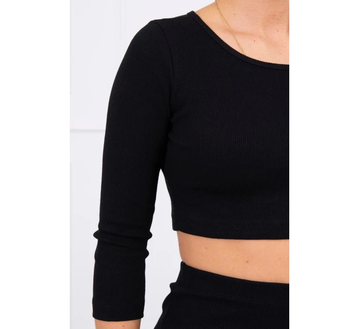 Súprava blúzky so sukňou čierna Súprava blúzky so sukňou čierna