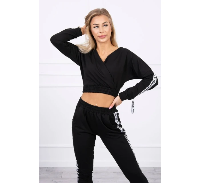 Sada s ozdobnými model 18746076 černé barvy - K-Fashion