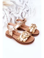 Dětské Sandály S Vzorem Zlaté model 21555451 - Boto Dětské Sandály S Vzorem Zlaté model 21555451 - Boto