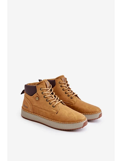 Pánské Šněrovací Boty Big Star model 21676141 HiPoly System Camel - Big Star Shoes Pánské Šněrovací Boty Big Star model 21676141 HiPoly System Camel - Big Star Shoes