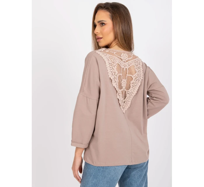 Blúzka RV BZ 7558.30 tmavých pusiniek